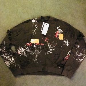 Zara graffiti sweatshirt size medium